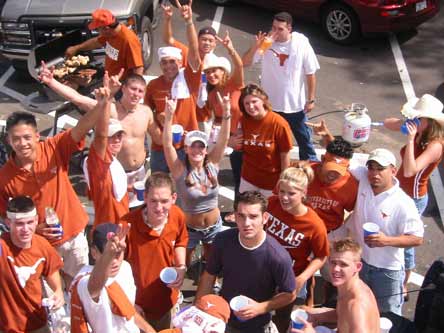 Me and my friends tailgating