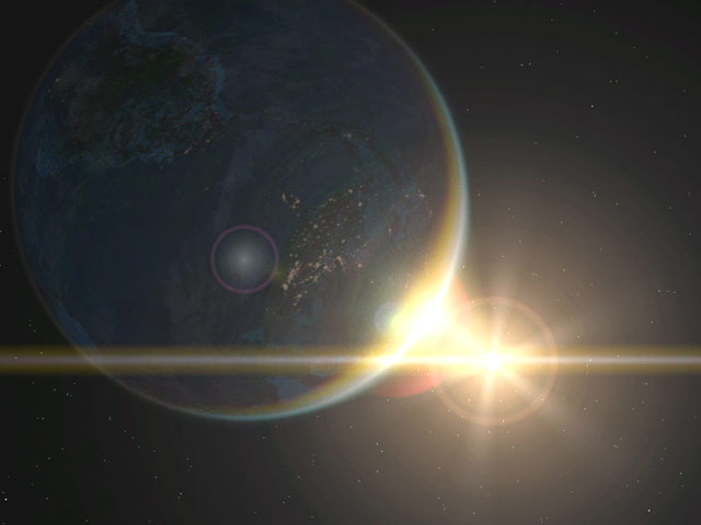 first rays of light on our planet