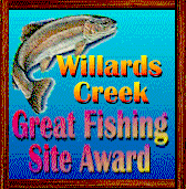 Willards Creek Great Fishing Award