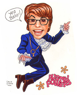 Austin Powers Caricature