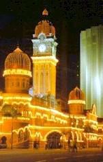 What a delightful night view of historical British Colonial building found in KL