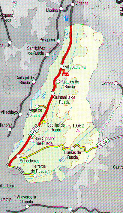 Mapa General de la zona