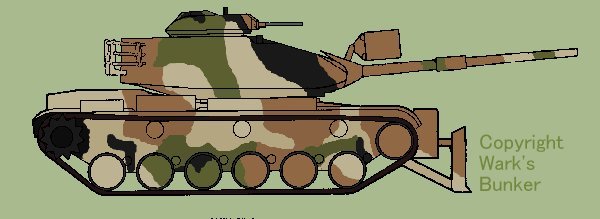 M60A1 in 7th Army Scheme.