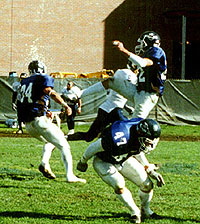 2001 Season - at home vs. Fort Lewis College (also pictured #34 Jared Goodwin, #47 Ryan Kreuger)