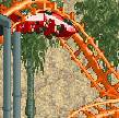 Steel Corkscrew Roller Coaster