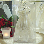 miniature bridal gowns