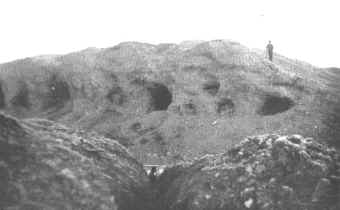 Fort und Graben in vorderster Stellung, 1916