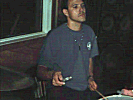 Vince Duro on drums