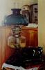 Oil Lamp and Books