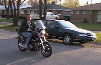 Jim Learning to Ride 4/5/00