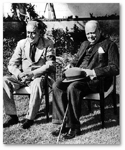 FDR and Churchill at the Casablanca Conference