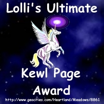 Lolli's Ultimate Kewl Page Award