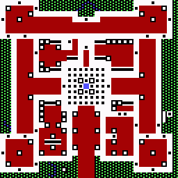 'Peer at Gem' View Map of Lord British Castle (1:2)