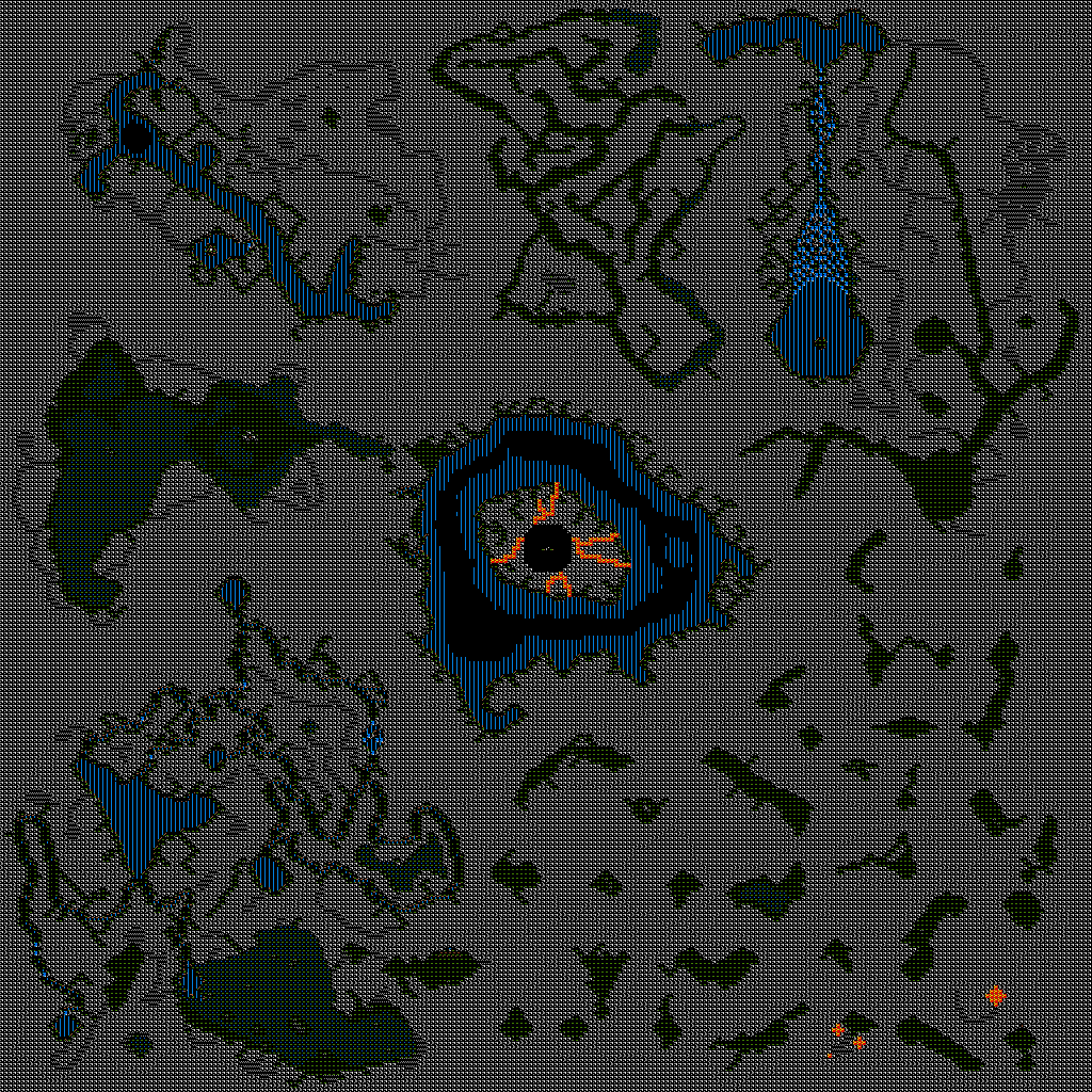 Tile based view Map of Underworld (1:4)