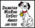 Dalmatian WebRing Award
