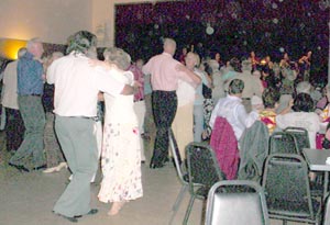 Photo of crowd during the August 2004, Monthly Yachats Big Band Dance