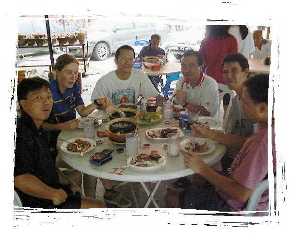 Hey Alan, This is our makan after the ride!