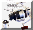 Centre drag spinning reel with anti reverse clutch