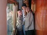 Family in Blue Train passage