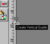 vertical guide line