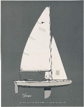 Image of a Snipe sailboat