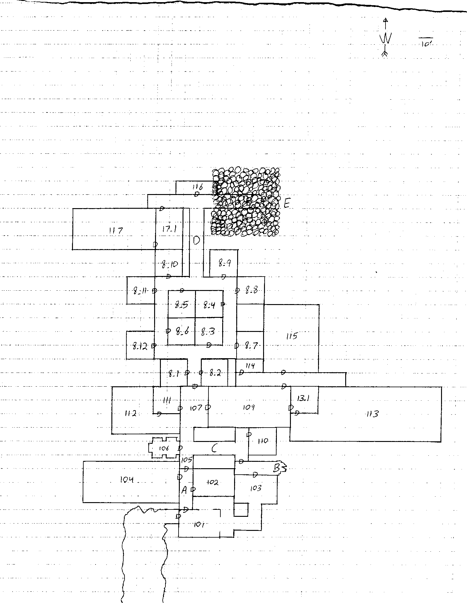 dungeon map