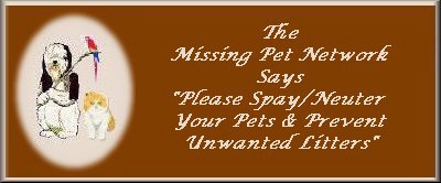 Missing Pet Network Spay and Neuter Logo