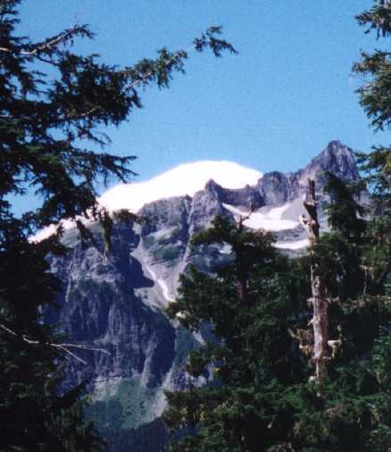 Peak of Mount Rainier