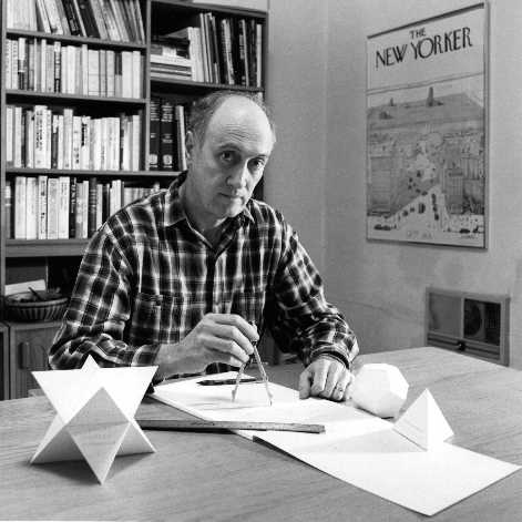 Roy drawing Polyhedra patterns